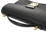 LOUIS VUITTON ルイヴィトン エピ モンソー ノワール M52122 ユニセックス エピレザー ハンドバッグ ABランク 中古 銀蔵