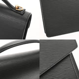 LOUIS VUITTON ルイヴィトン エピ モンソー ノワール M52122 ユニセックス エピレザー ハンドバッグ ABランク 中古 銀蔵