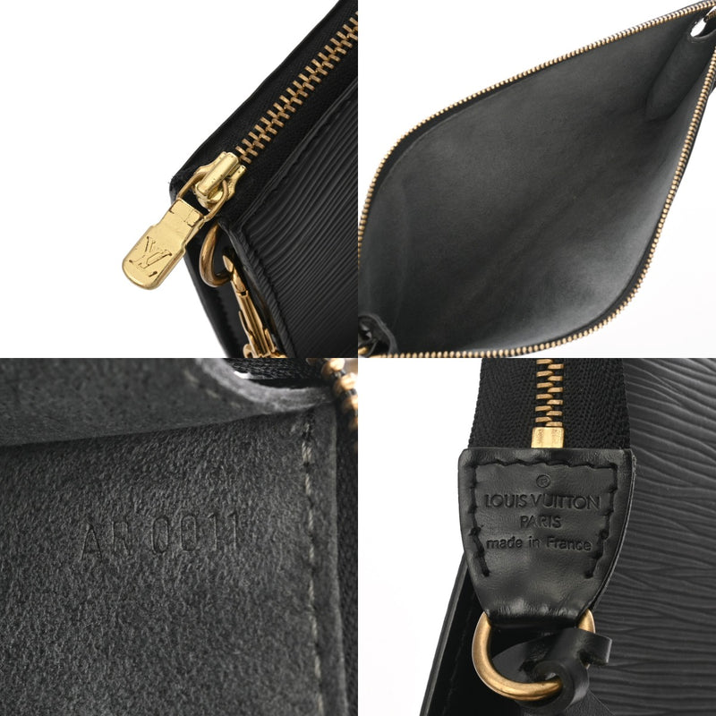 LOUIS VUITTON ルイヴィトン エピ ノワール M52942 レディース エピレザー アクセサリーポーチ ABランク 中古 銀蔵