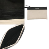 BALENCIAGA バレンシアガ ネイビーカバス XS 2WAY ホワイト/ブラック 390346 レディース キャンバス ハンドバッグ Aランク 中古 銀蔵