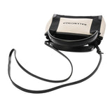 BALENCIAGA バレンシアガ ネイビーカバス XS 2WAY ホワイト/ブラック 390346 レディース キャンバス ハンドバッグ Aランク 中古 銀蔵