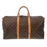 LOUIS VUITTON ルイヴィトン モノグラム キーポルバンドリエール 50 ブラウン M41416 レディース モノグラムキャンバス ボストンバッグ Bランク 中古 銀蔵