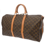 LOUIS VUITTON ルイヴィトン モノグラム キーポルバンドリエール 50 ブラウン M41416 レディース モノグラムキャンバス ボストンバッグ Bランク 中古 銀蔵