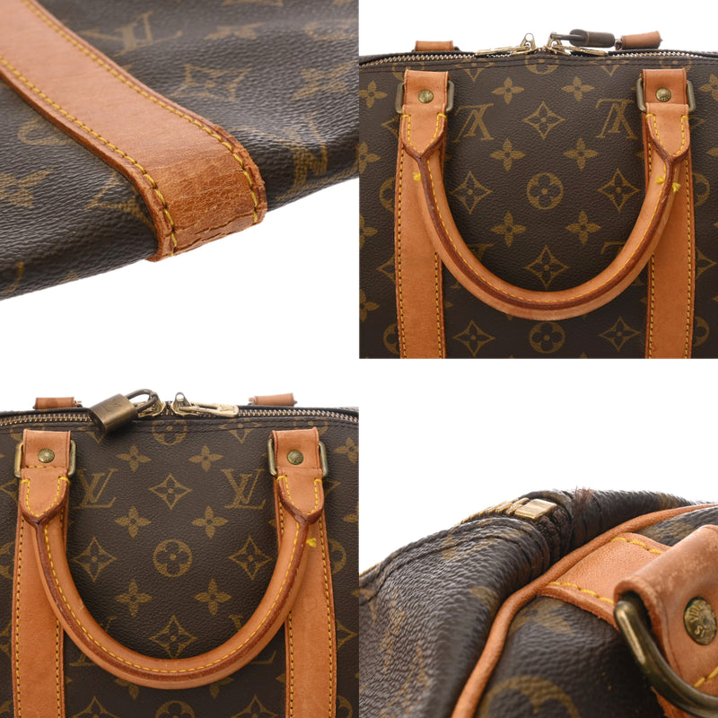 LOUIS VUITTON ルイヴィトン モノグラム キーポルバンドリエール 50 ブラウン M41416 レディース モノグラムキャンバス ボストンバッグ Bランク 中古 銀蔵