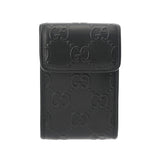 GUCCI グッチ GGエンボス ミニバッグ ブラック 625571 メンズ レザー ショルダーバッグ ABランク 中古 銀蔵