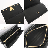 LOUIS VUITTON ルイヴィトン ポルトフォイユ カプシーヌ ノワール M62764 レディース トリヨンレザー 長財布 Bランク 中古 銀蔵