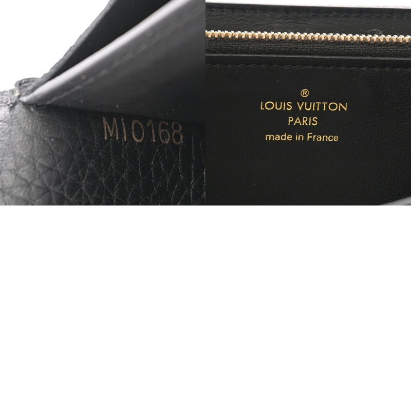 LOUIS VUITTON ルイヴィトン ポルトフォイユ カプシーヌ ノワール M62764 レディース トリヨンレザー 長財布 Bランク 中古 銀蔵