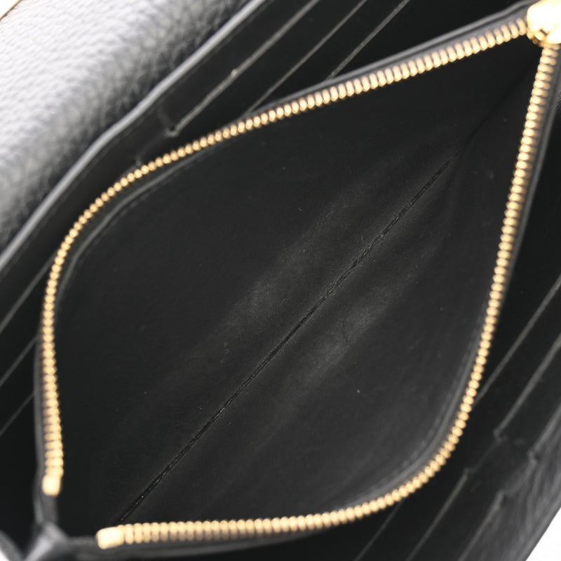 LOUIS VUITTON ルイヴィトン ポルトフォイユ カプシーヌ ノワール M62764 レディース トリヨンレザー 長財布 Bランク 中古 銀蔵