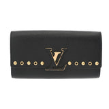 LOUIS VUITTON ルイヴィトン ポルトフォイユ カプシーヌ ノワール M62764 レディース トリヨンレザー 長財布 Bランク 中古 銀蔵