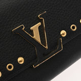 LOUIS VUITTON ルイヴィトン ポルトフォイユ カプシーヌ ノワール M62764 レディース トリヨンレザー 長財布 Bランク 中古 銀蔵