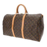 LOUIS VUITTON ルイヴィトン モノグラム キーポル 50 ブラウン M41428 ユニセックス モノグラムキャンバス ボストンバッグ Bランク 中古 銀蔵