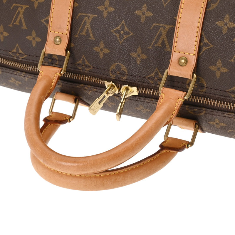 LOUIS VUITTON ルイヴィトン モノグラム キーポル 50 ブラウン M41428 ユニセックス モノグラムキャンバス ボストンバッグ Bランク 中古 銀蔵