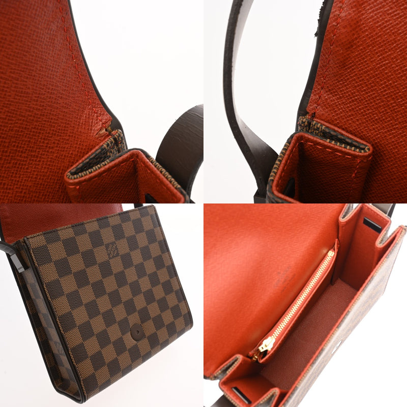 LOUIS VUITTON ルイヴィトン ダミエ トライベッカ ミニ ブラウン N51161 レディース ダミエキャンバス ショルダーバッグ ABランク 中古 銀蔵