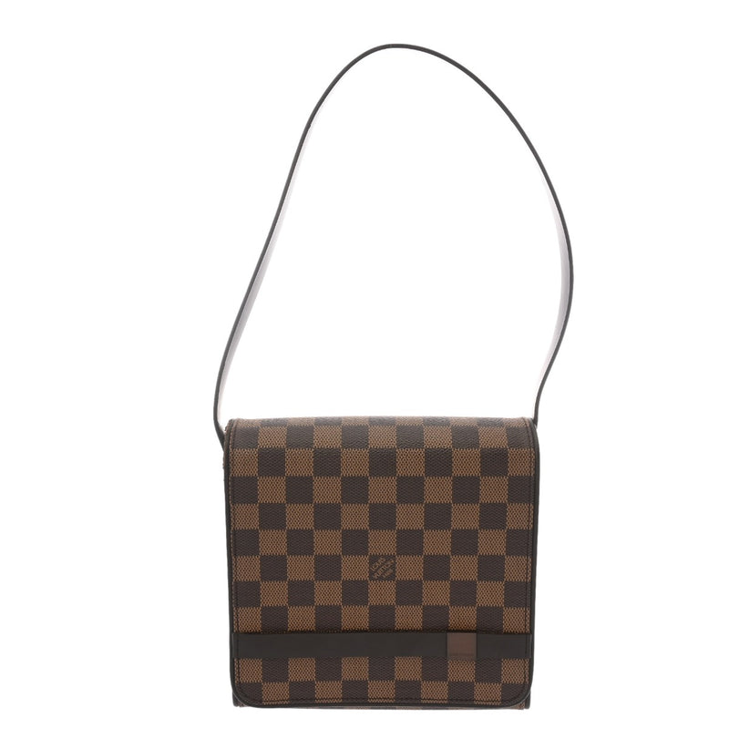 LOUIS VUITTON ルイヴィトン ダミエ トライベッカ ミニ ブラウン N51161 レディース ダミエキャンバス ショルダーバッグ ABランク 中古 銀蔵