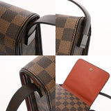 LOUIS VUITTON ルイヴィトン ダミエ トライベッカ ミニ ブラウン N51161 レディース ダミエキャンバス ショルダーバッグ ABランク 中古 銀蔵