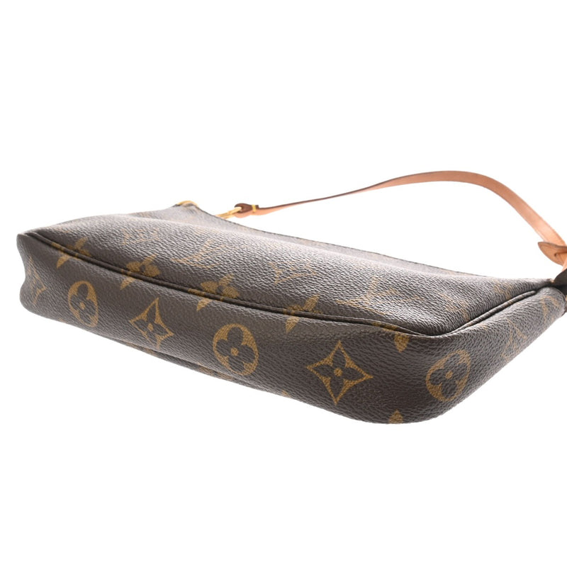 LOUIS VUITTON ルイヴィトン モノグラム ポシェット アクセソワール ブラウン M51980 レディース モノグラムキャンバス アクセサリーポーチ Bランク 中古 銀蔵