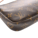 LOUIS VUITTON ルイヴィトン モノグラム ポシェット アクセソワール ブラウン M51980 レディース モノグラムキャンバス アクセサリーポーチ Bランク 中古 銀蔵