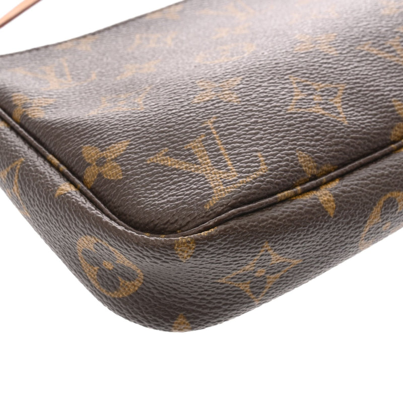 LOUIS VUITTON ルイヴィトン モノグラム ポシェット アクセソワール ブラウン M51980 レディース モノグラムキャンバス アクセサリーポーチ Bランク 中古 銀蔵