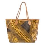 LOUIS VUITTON ルイヴィトン モノグラム ネヴァーフル MM モノグラムウェーブ 草間彌生コラボ ジョーヌ M40685 レディース モノグラムキャンバス トートバッグ Bランク 中古 銀蔵