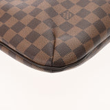 LOUIS VUITTON ルイヴィトン ダミエ ブルームズベリ PM ブラウン N42251 レディース ダミエキャンバス ショルダーバッグ Bランク 中古 銀蔵