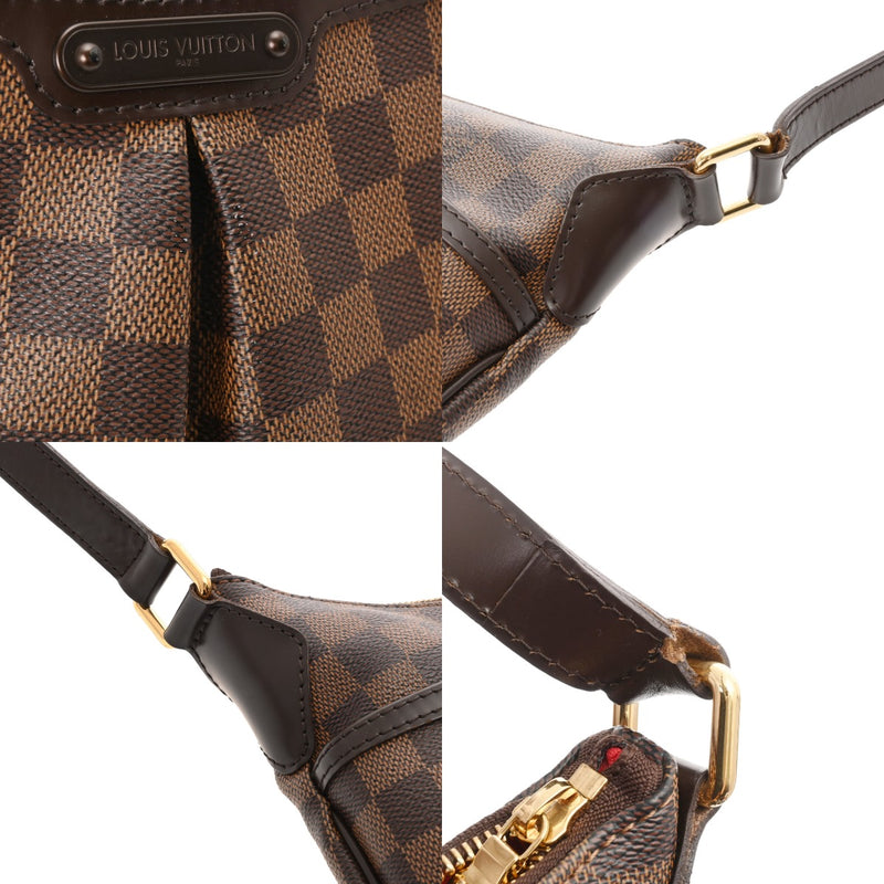 LOUIS VUITTON ルイヴィトン ダミエ ブルームズベリ PM ブラウン N42251 レディース ダミエキャンバス ショルダーバッグ Bランク 中古 銀蔵