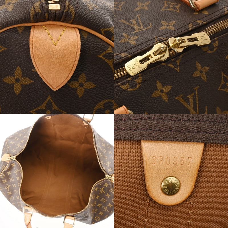 LOUIS VUITTON ルイヴィトン モノグラム キーポル 55  ブラウン M41424 ユニセックス モノグラムキャンバス ボストンバッグ Bランク 中古 銀蔵