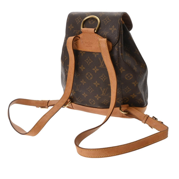 LOUIS VUITTON ルイヴィトン モノグラム ミニ モンスリ ブラウン M51137 レディース モノグラムキャンバス リュック・デイパック Bランク 中古 銀蔵