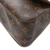 LOUIS VUITTON ルイヴィトン モノグラム ミニ ルーピング ブラウン M51147 レディース モノグラムキャンバス セミショルダーバッグ Bランク 中古 銀蔵