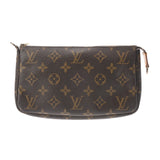 LOUIS VUITTON ルイヴィトン モノグラム ポシェット アクセソワール ブラウン M51980 レディース モノグラムキャンバス アクセサリーポーチ Bランク 中古 銀蔵