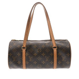 LOUIS VUITTON ルイヴィトン モノグラム パピヨン GM ブラウン M51385 レディース モノグラムキャンバス ハンドバッグ Bランク 中古 銀蔵