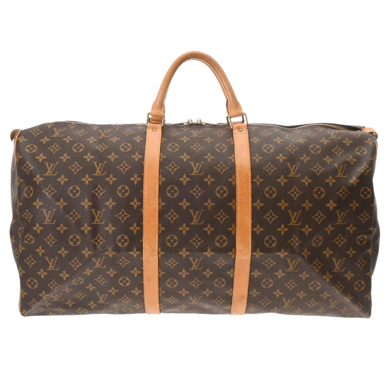 LOUIS VUITTON ルイヴィトン モノグラム キーポル 60 ブラウン M41422 ユニセックス モノグラムキャンバス ボストンバッグ Bランク 中古 銀蔵