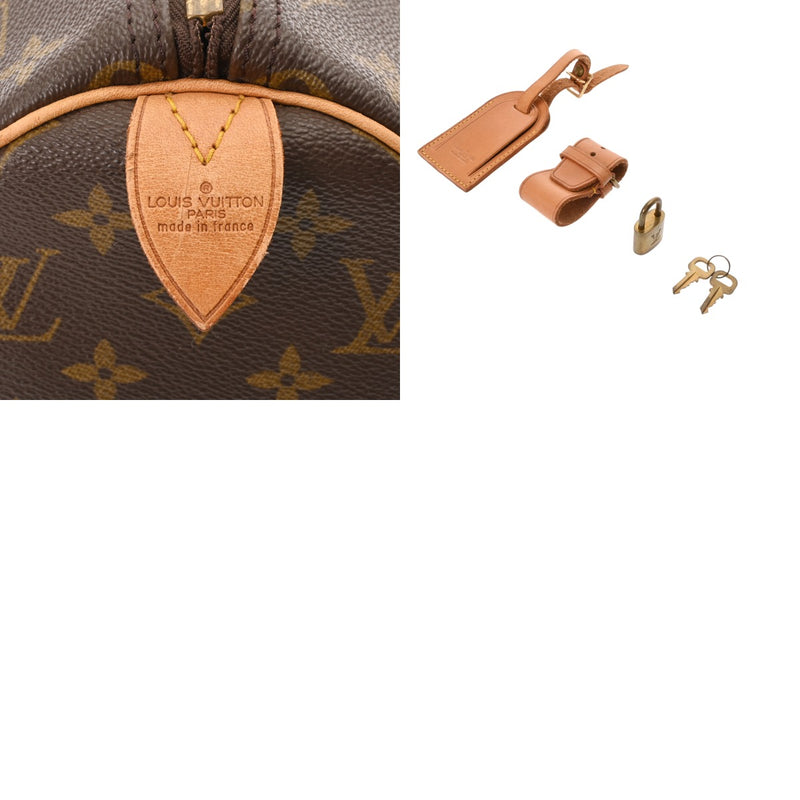 LOUIS VUITTON ルイヴィトン モノグラム キーポル 45 ブラウン M41428 ユニセックス モノグラムキャンバス ボストンバッグ Bランク 中古 銀蔵