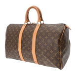 LOUIS VUITTON ルイヴィトン モノグラム キーポル 45 ブラウン M41428 ユニセックス モノグラムキャンバス ボストンバッグ Bランク 中古 銀蔵