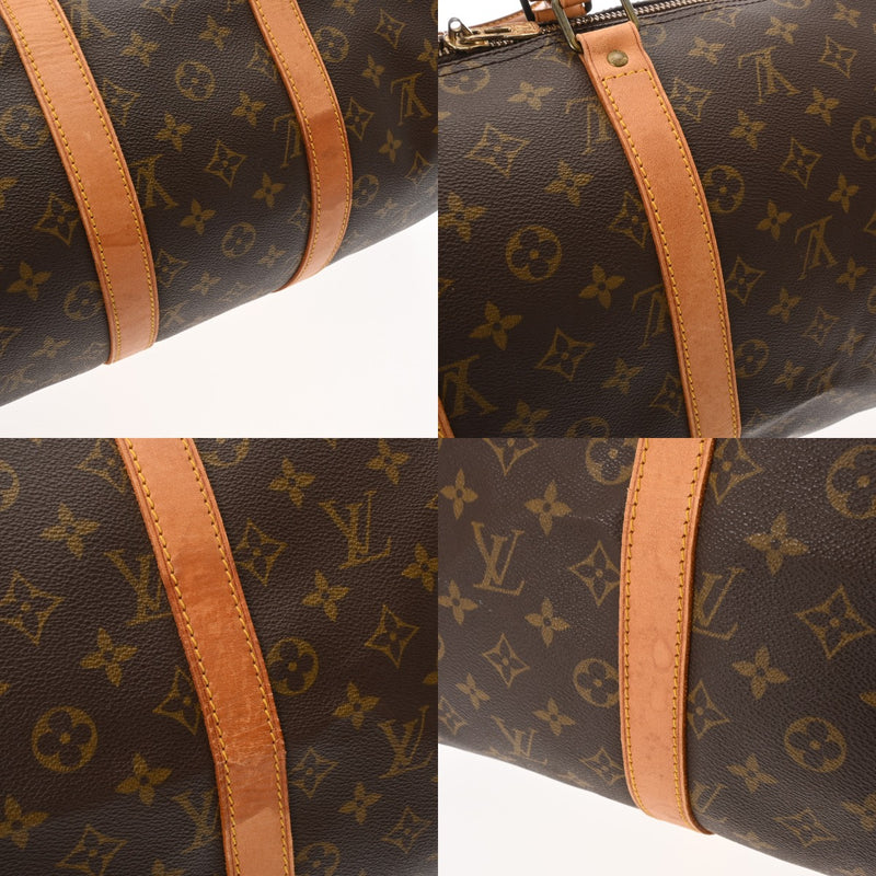 LOUIS VUITTON ルイヴィトン モノグラム キーポル 45 ブラウン M41428 ユニセックス モノグラムキャンバス ボストンバッグ Bランク 中古 銀蔵
