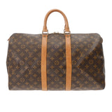 LOUIS VUITTON ルイヴィトン モノグラム キーポル 45 ブラウン M41428 ユニセックス モノグラムキャンバス ボストンバッグ Bランク 中古 銀蔵