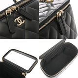 CHANEL シャネル マトラッセ チェーン バニティ ブラック AP1341 レディース ラムスキン ショルダーバッグ Bランク 中古 銀蔵