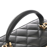 CHANEL シャネル マトラッセ チェーン バニティ ブラック AP1341 レディース ラムスキン ショルダーバッグ Bランク 中古 銀蔵