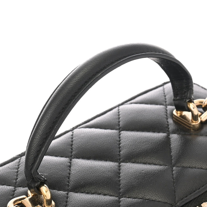 CHANEL シャネル マトラッセ チェーン バニティ ブラック AP1341 レディース ラムスキン ショルダーバッグ Bランク 中古 銀蔵