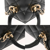 CHANEL シャネル マトラッセ チェーン バニティ ブラック AP1341 レディース ラムスキン ショルダーバッグ Bランク 中古 銀蔵