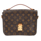 LOUIS VUITTON ルイヴィトン モノグラム ポシェットメティス 旧型 2WAY ブラウン M40780 レディース モノグラムキャンバス ハンドバッグ Bランク 中古 銀蔵