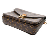 LOUIS VUITTON ルイヴィトン モノグラム ポシェットメティス 旧型 2WAY ブラウン M40780 レディース モノグラムキャンバス ハンドバッグ Bランク 中古 銀蔵