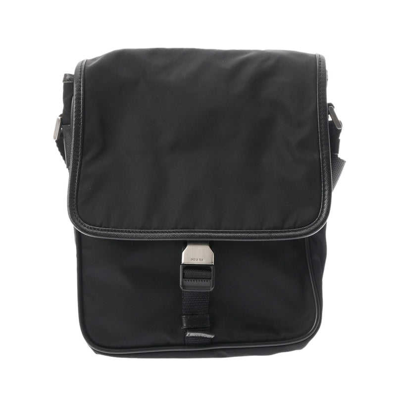 PRADA プラダ ブラック V167 ユニセックス ナイロン ショルダーバッグ Bランク 中古 銀蔵