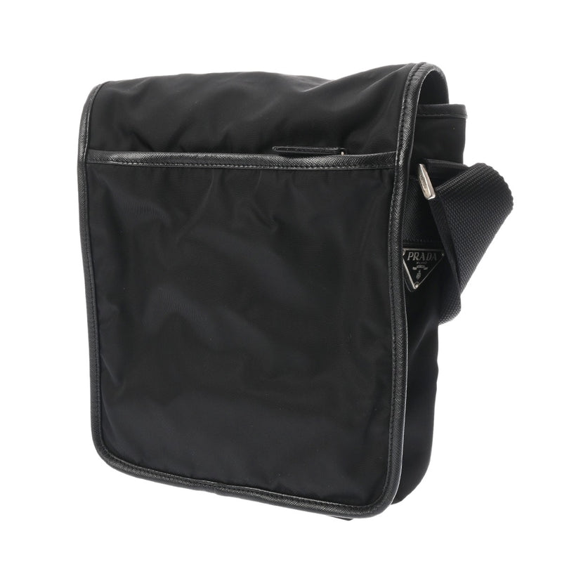 PRADA プラダ ブラック V167 ユニセックス ナイロン ショルダーバッグ Bランク 中古 銀蔵