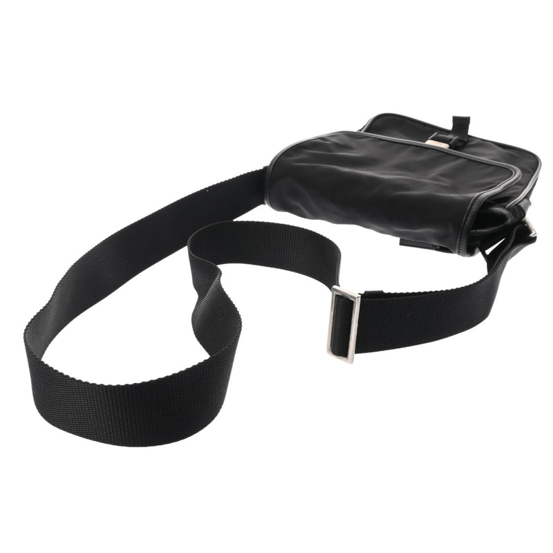 PRADA プラダ ブラック V167 ユニセックス ナイロン ショルダーバッグ Bランク 中古 銀蔵