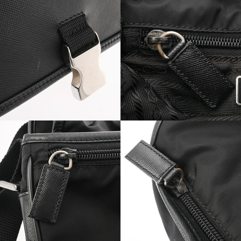 PRADA プラダ ブラック V167 ユニセックス ナイロン ショルダーバッグ Bランク 中古 銀蔵