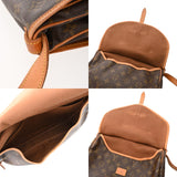 LOUIS VUITTON ルイヴィトン モノグラム ソミュール 30 ブラウン M42256 レディース モノグラムキャンバス ショルダーバッグ Bランク 中古 銀蔵