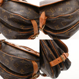 LOUIS VUITTON ルイヴィトン モノグラム ソミュール 30 ブラウン M42256 レディース モノグラムキャンバス ショルダーバッグ Bランク 中古 銀蔵