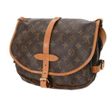 LOUIS VUITTON ルイヴィトン モノグラム ソミュール 30 ブラウン M42256 レディース モノグラムキャンバス ショルダーバッグ Bランク 中古 銀蔵