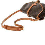 LOUIS VUITTON ルイヴィトン モノグラム ソミュール 30 ブラウン M42256 レディース モノグラムキャンバス ショルダーバッグ Bランク 中古 銀蔵