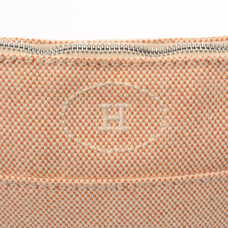 HERMES エルメス ボリード ポーチ 20 オレンジ レディース キャンバス ポーチ ABランク 中古 銀蔵